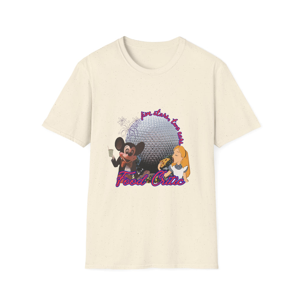 'Food Critic' Retro Theme Park Mickey & Alice Design