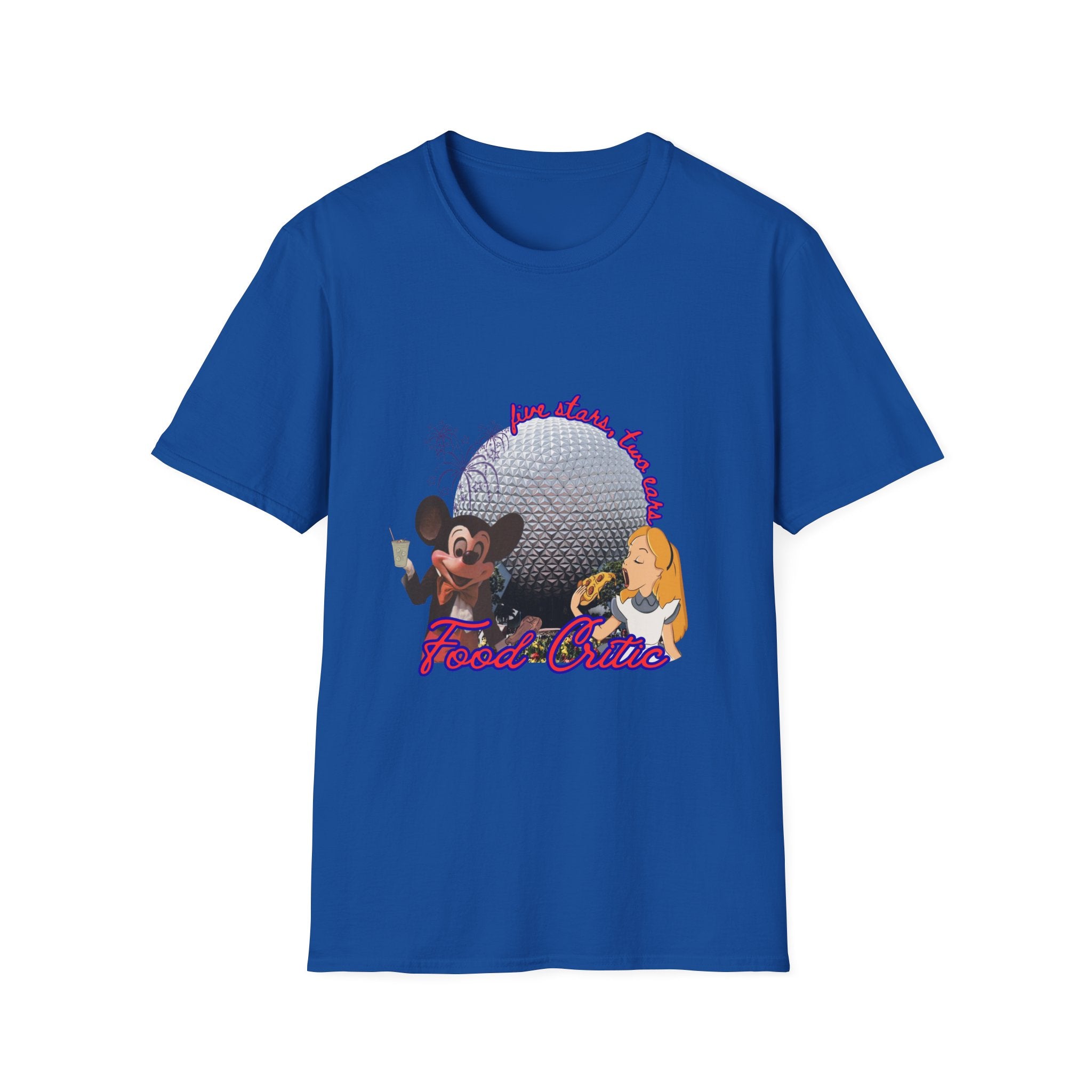 'Food Critic' Retro Theme Park Mickey & Alice Design