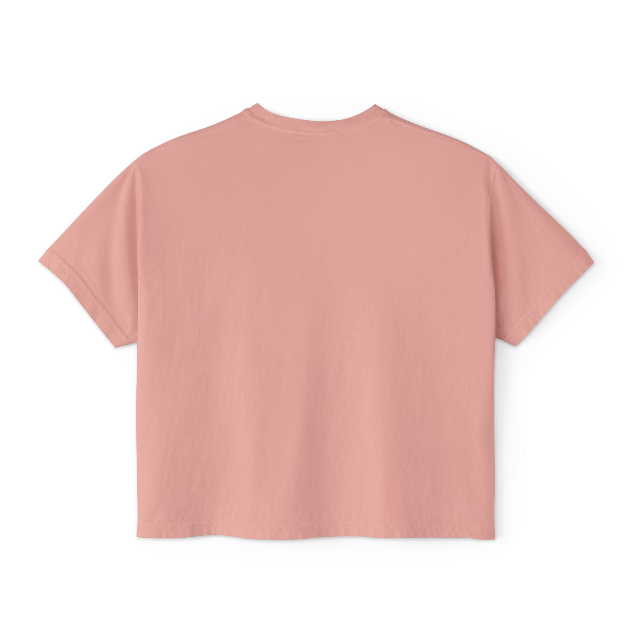 Cute Coffee & Donut Tee — Women’s Boxy Cropped T-Shirt