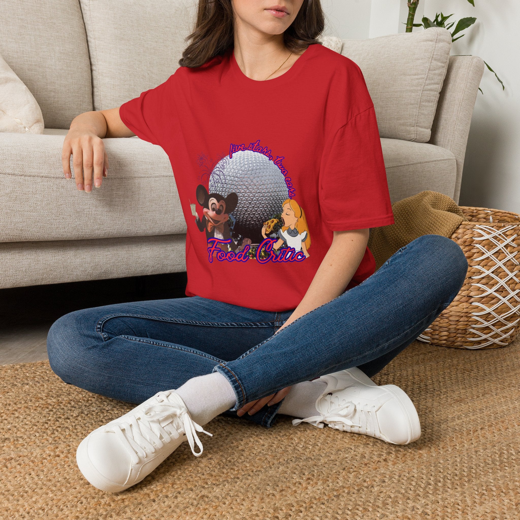 'Food Critic' Retro Theme Park Mickey & Alice Design
