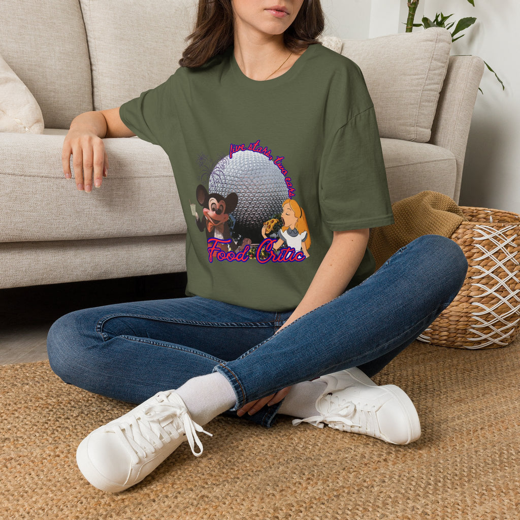'Food Critic' Retro Theme Park Mickey & Alice Design