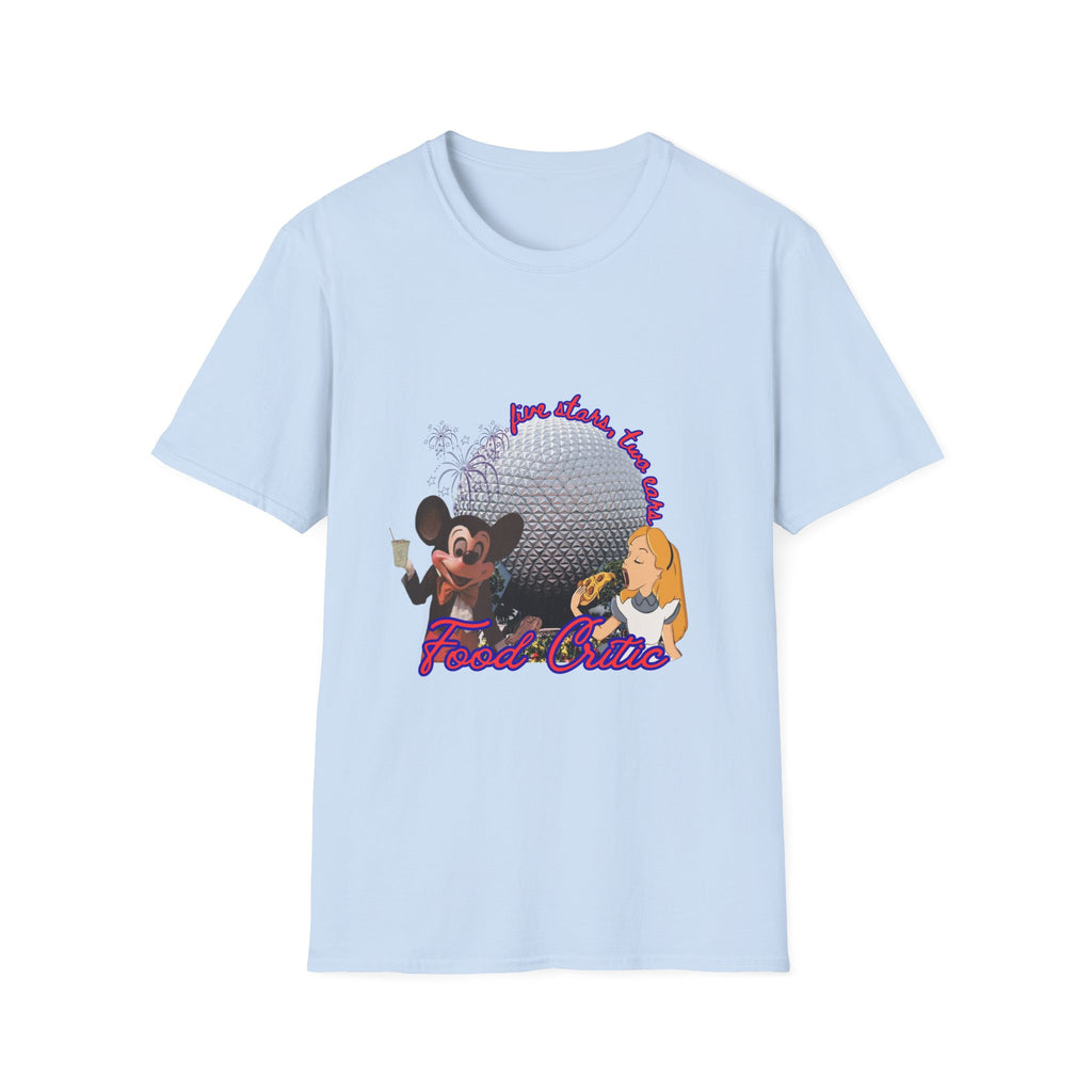 'Food Critic' Retro Theme Park Mickey & Alice Design