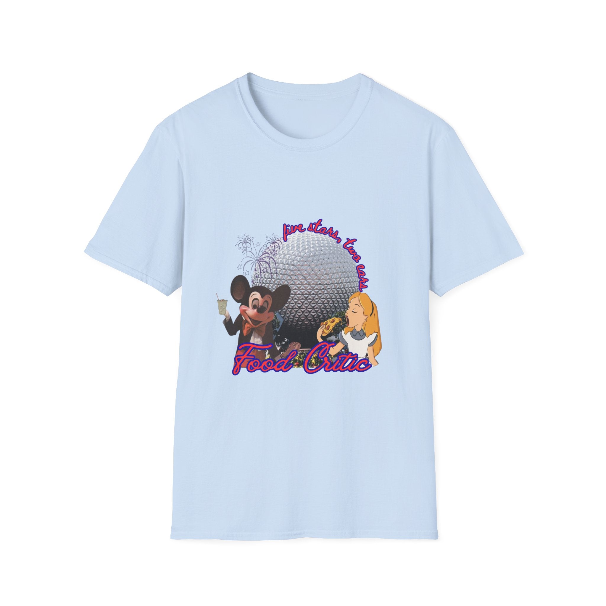 'Food Critic' Retro Theme Park Mickey & Alice Design