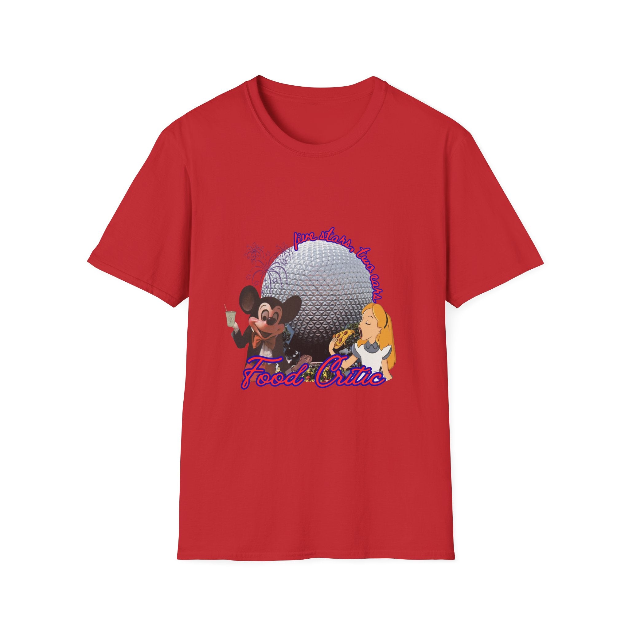 'Food Critic' Retro Theme Park Mickey & Alice Design