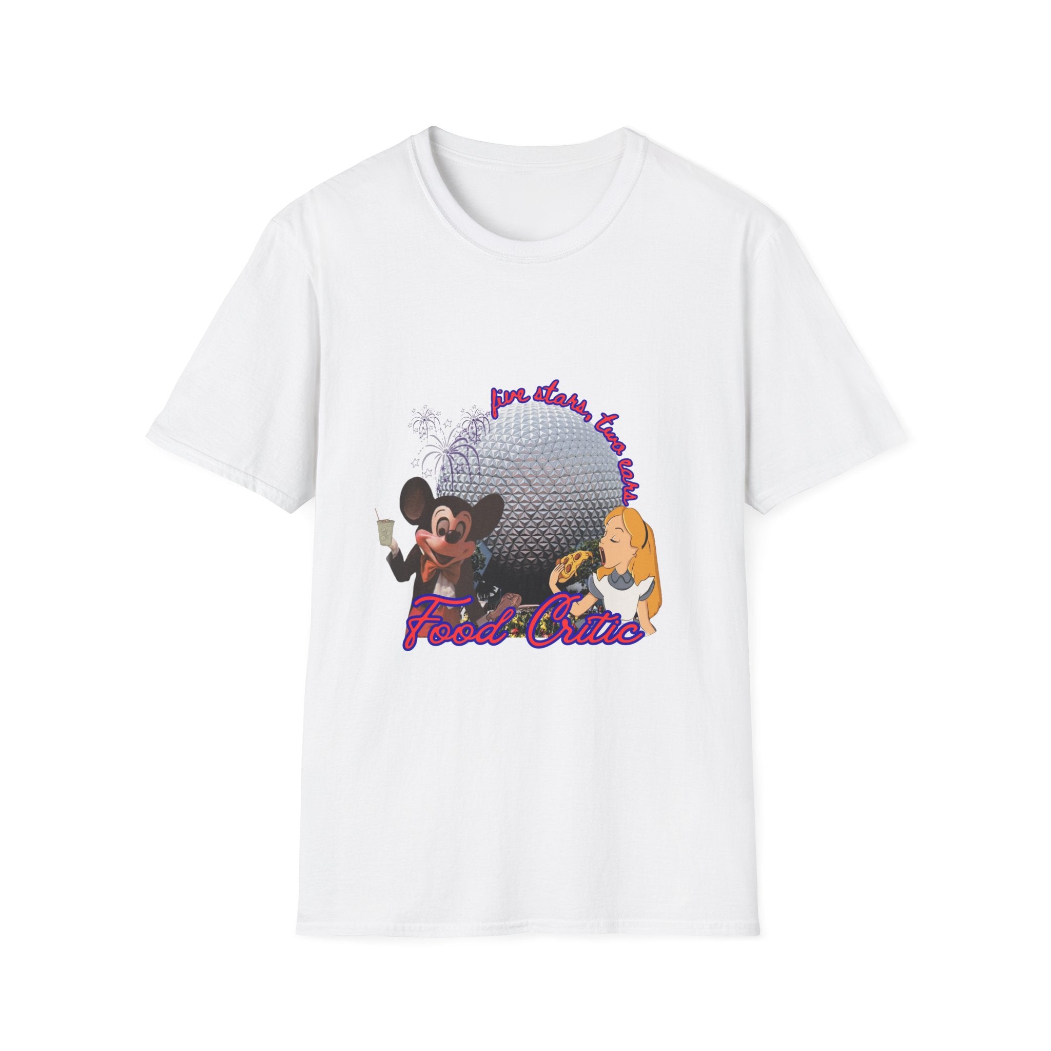 'Food Critic' Retro Theme Park Mickey & Alice Design