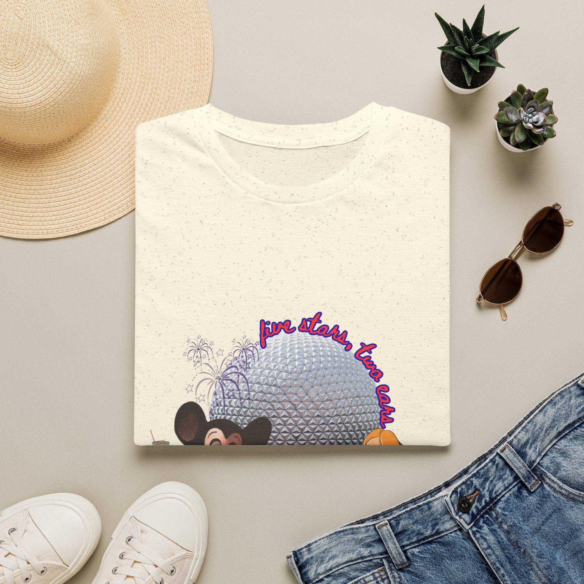 'Food Critic' Retro Theme Park Mickey & Alice Design