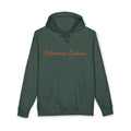 Wilderness Explorer Hoodie — Minimal Script Outdoor Hooded Sweatshirt