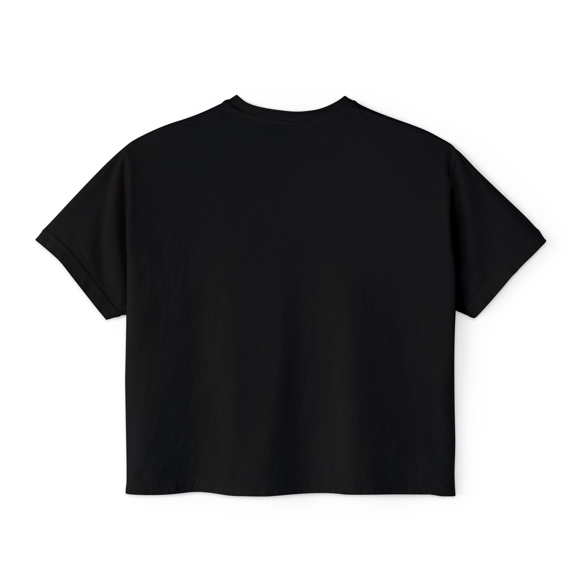 Cute Coffee & Donut Tee — Women’s Boxy Cropped T-Shirt