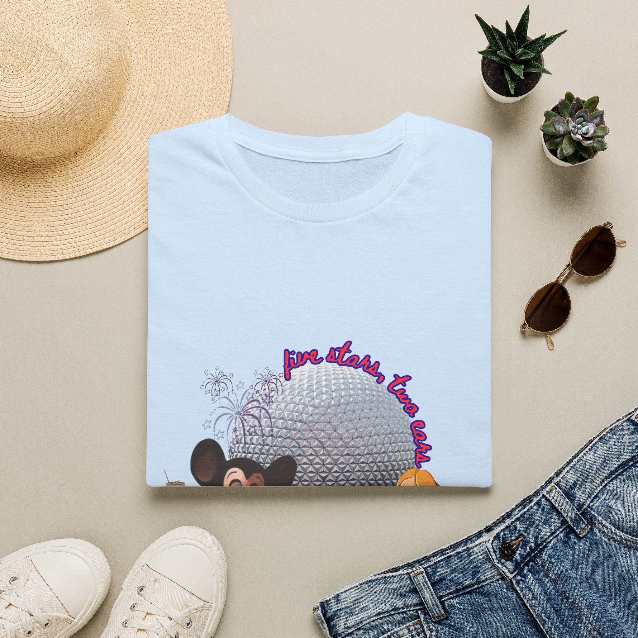 'Food Critic' Retro Theme Park Mickey & Alice Design