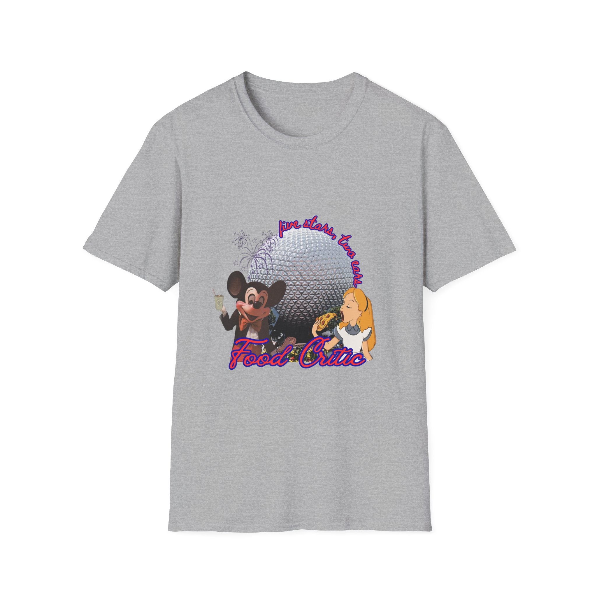 'Food Critic' Retro Theme Park Mickey & Alice Design
