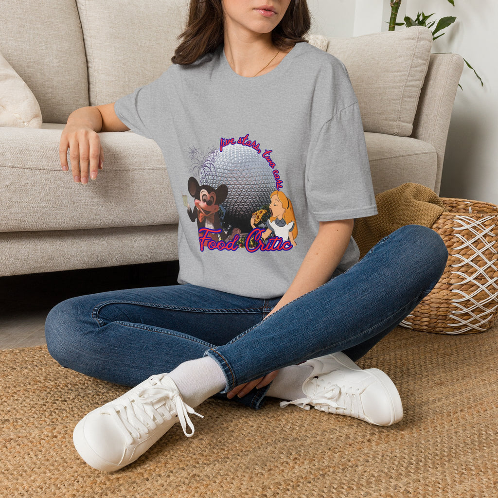 'Food Critic' Retro Theme Park Mickey & Alice Design