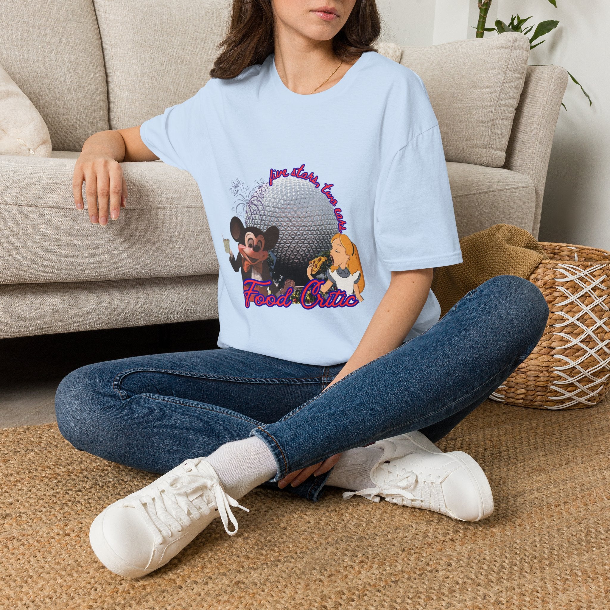 'Food Critic' Retro Theme Park Mickey & Alice Design