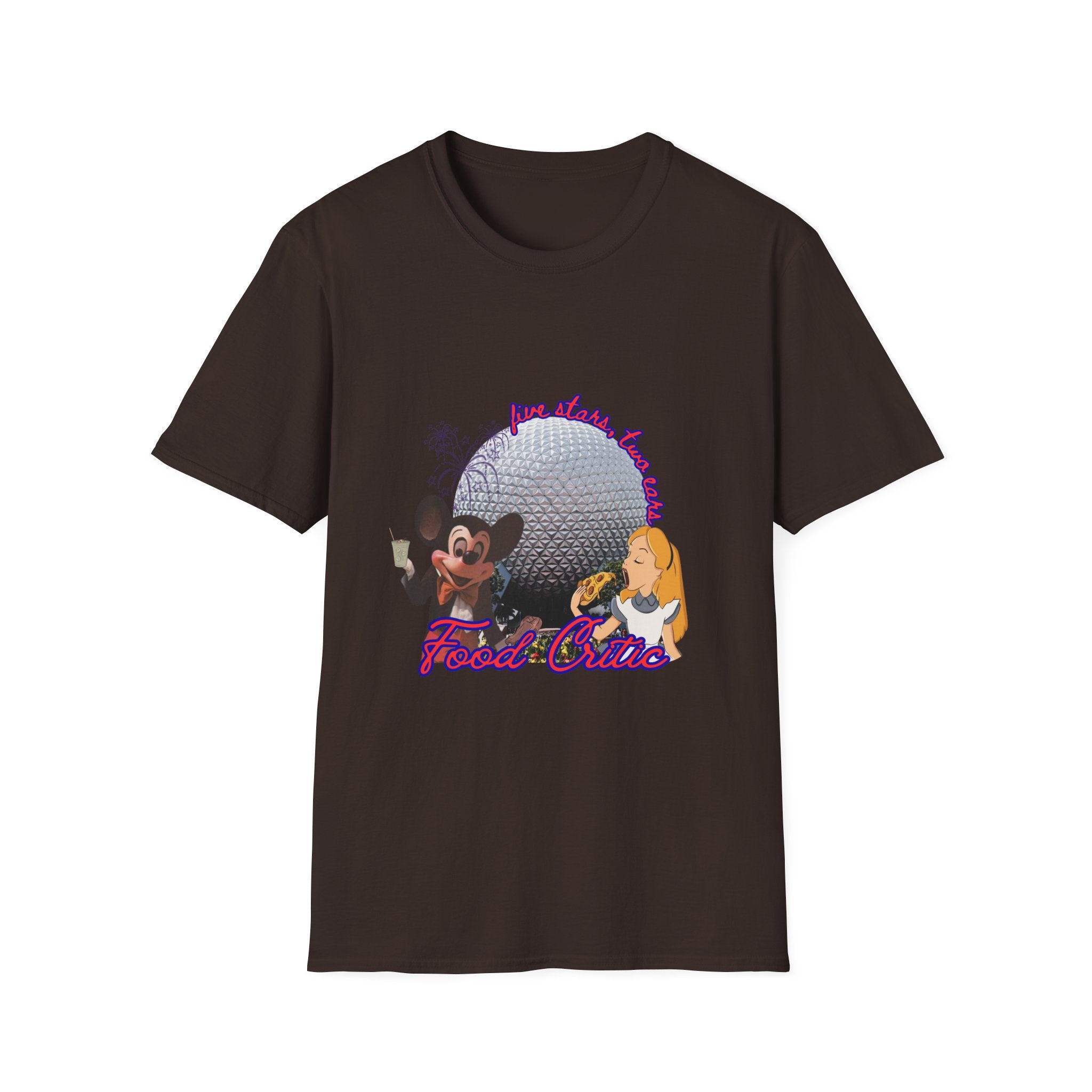 'Food Critic' Retro Theme Park Mickey & Alice Design