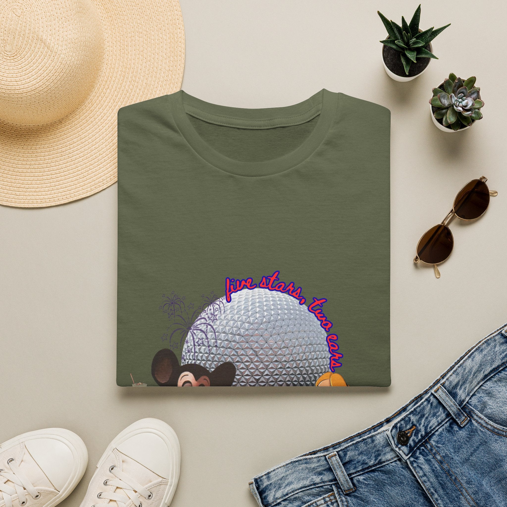'Food Critic' Retro Theme Park Mickey & Alice Design